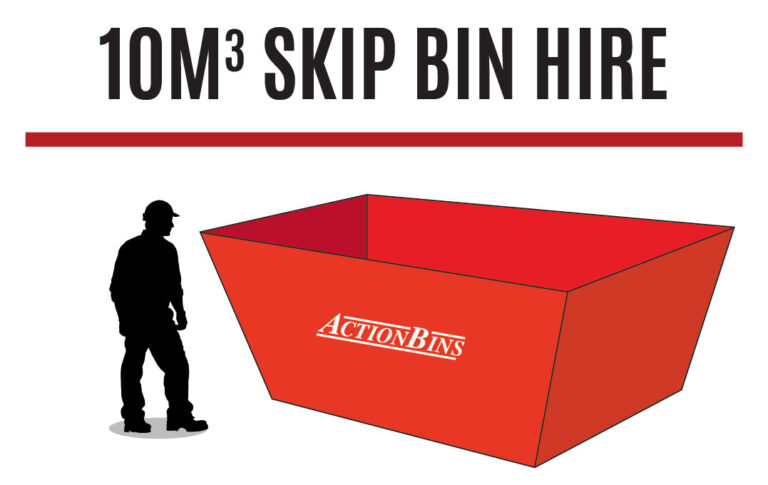 10 cubic metre skip bin for hire in Sydney